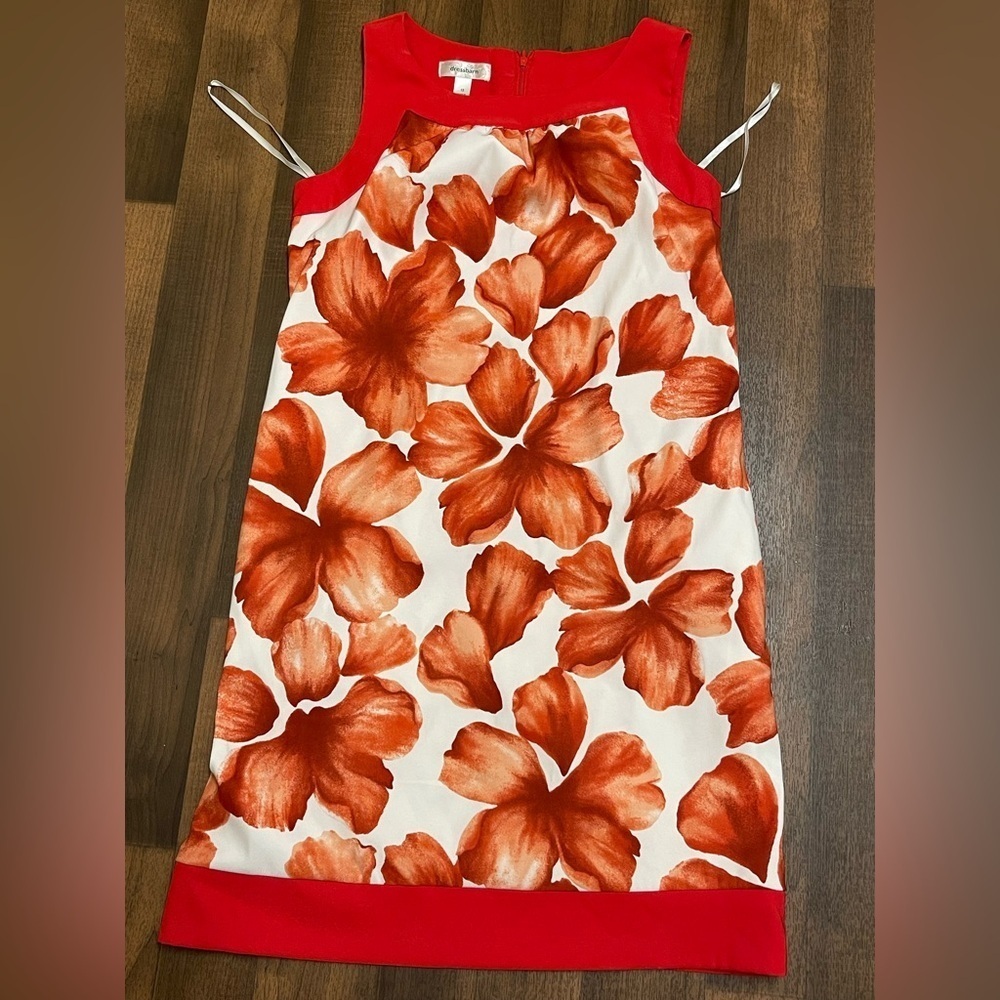 Dressbarn Red Sleeveless Dress